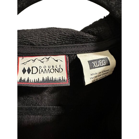 👗 2/$30 👗  Black Hooded Soft Shell Jacket Abstract Pattern & Zipper Pockets - Picture 7 of 9